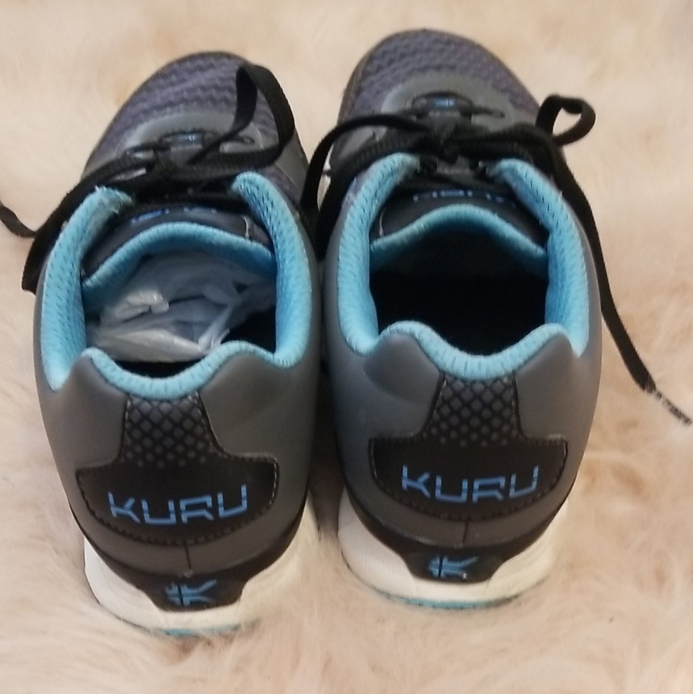 Kuru Quantum Women Athletic Tennis Shoe Sneaker Running Walk Jog Gray Blue 9 - Picture 5 of 10